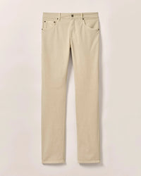 JOHNNIE-O PANTS - FIVE POCKET STONE / 30X30 Carmel Sateen 5-Pocket Pant