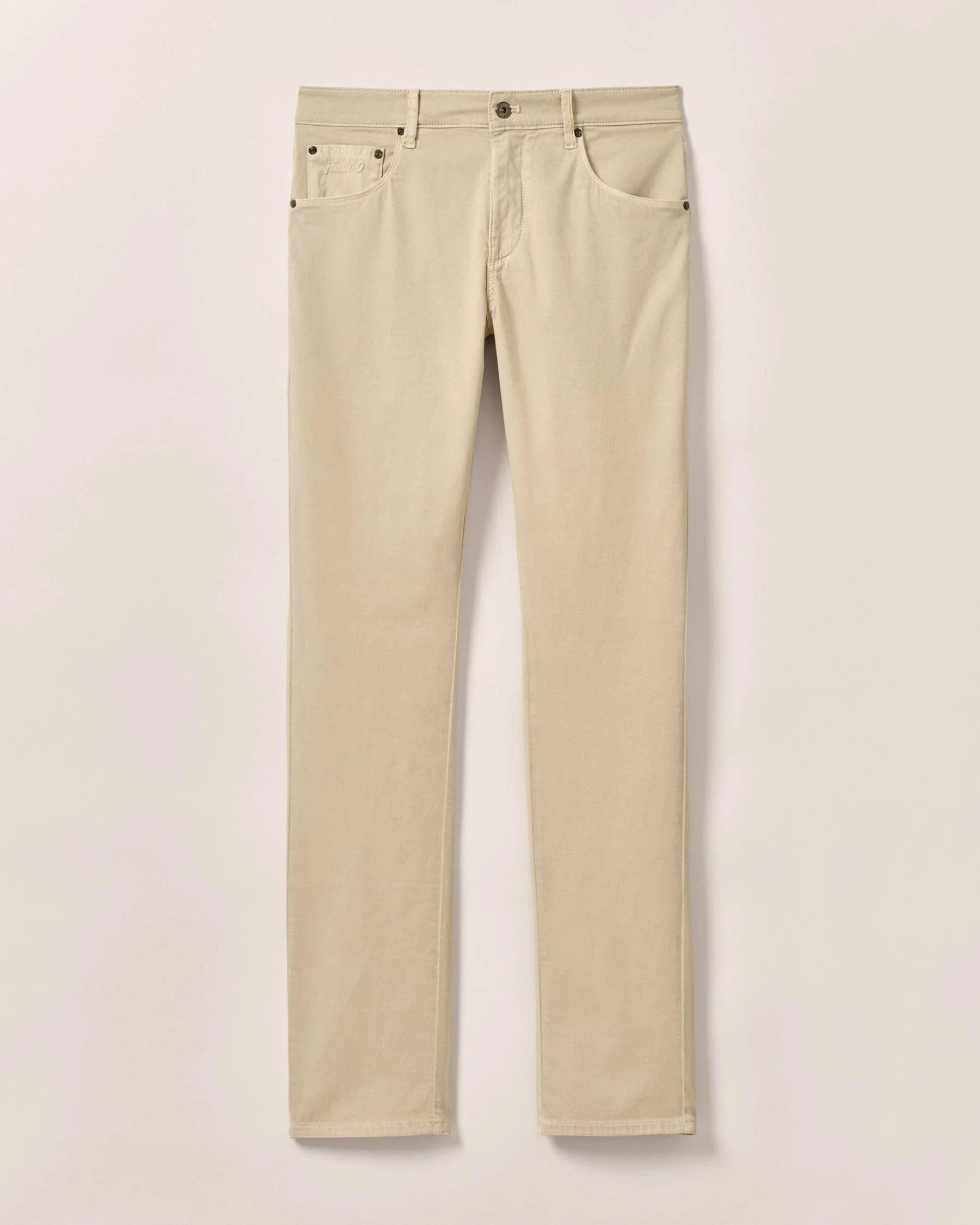 JOHNNIE-O PANTS - FIVE POCKET STONE / 30X30 Carmel Sateen 5-Pocket Pant