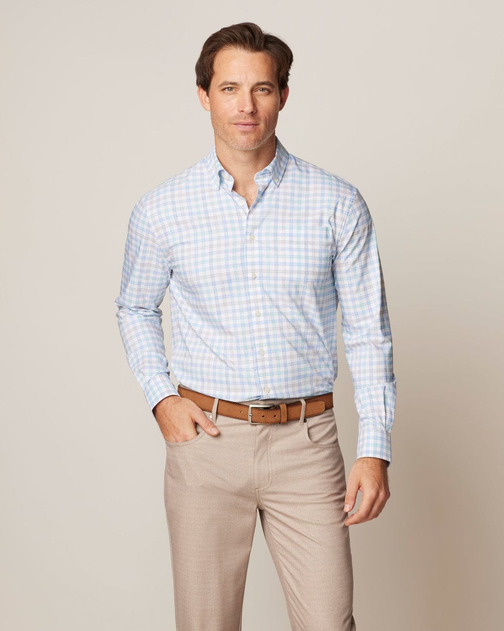 JOHNNIE-O SHIRTS - LS SPORT SCULL