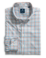 JOHNNIE-O SHIRTS - SPORT SHIRT CANYON / S REDWOOD CHECK