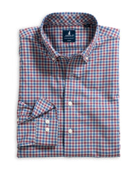JOHNNIE-O SHIRTS - SPORT SHIRT GRAY / S CHATHAM GINGHAM