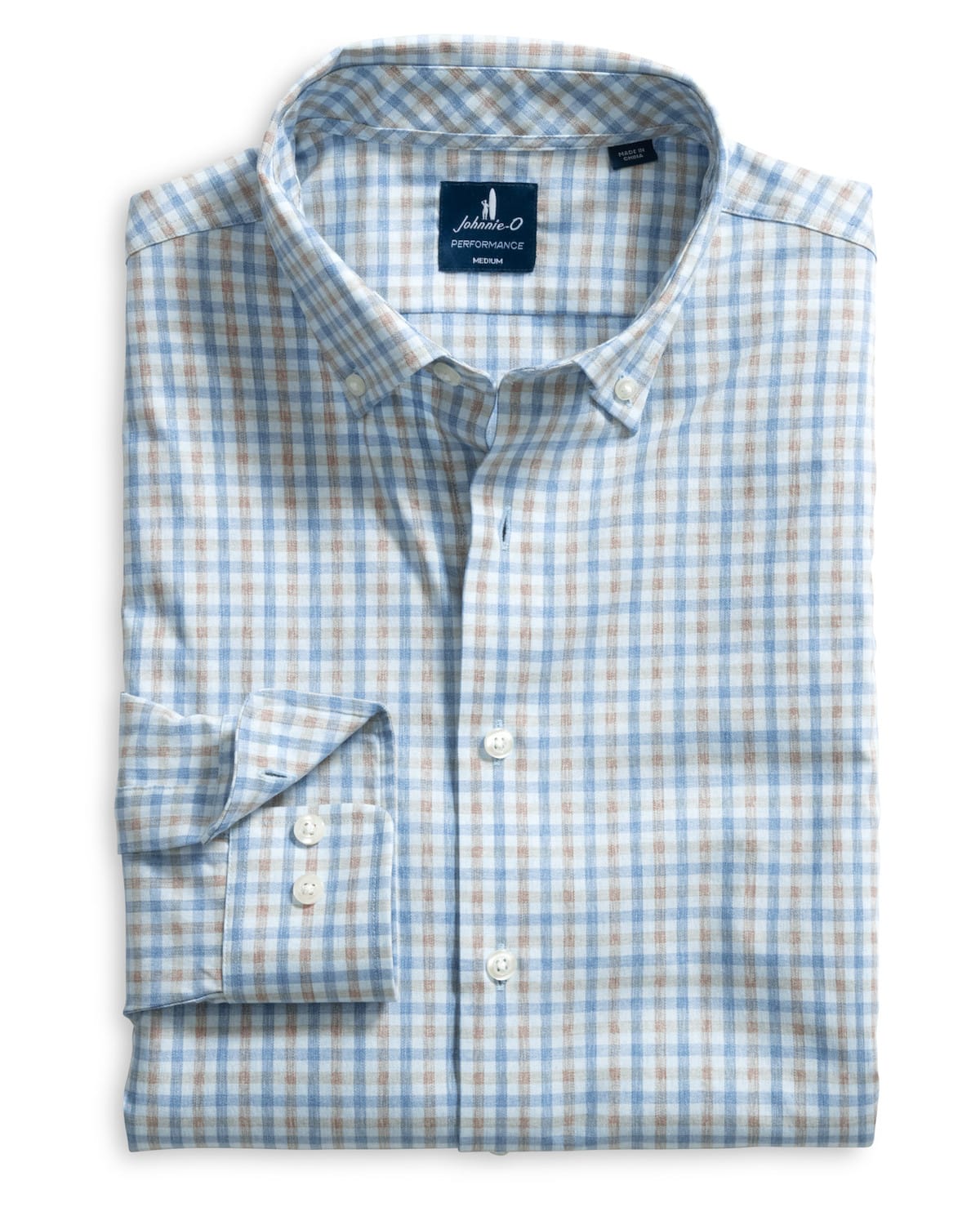 JOHNNIE-O SHIRTS - SPORT SHIRT GULF BLUE / S CHATHAM GINGHAM
