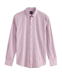 JOHNNIE-O SHIRTS - SPORT SHIRT MALIBU RED / M BRANTLEY