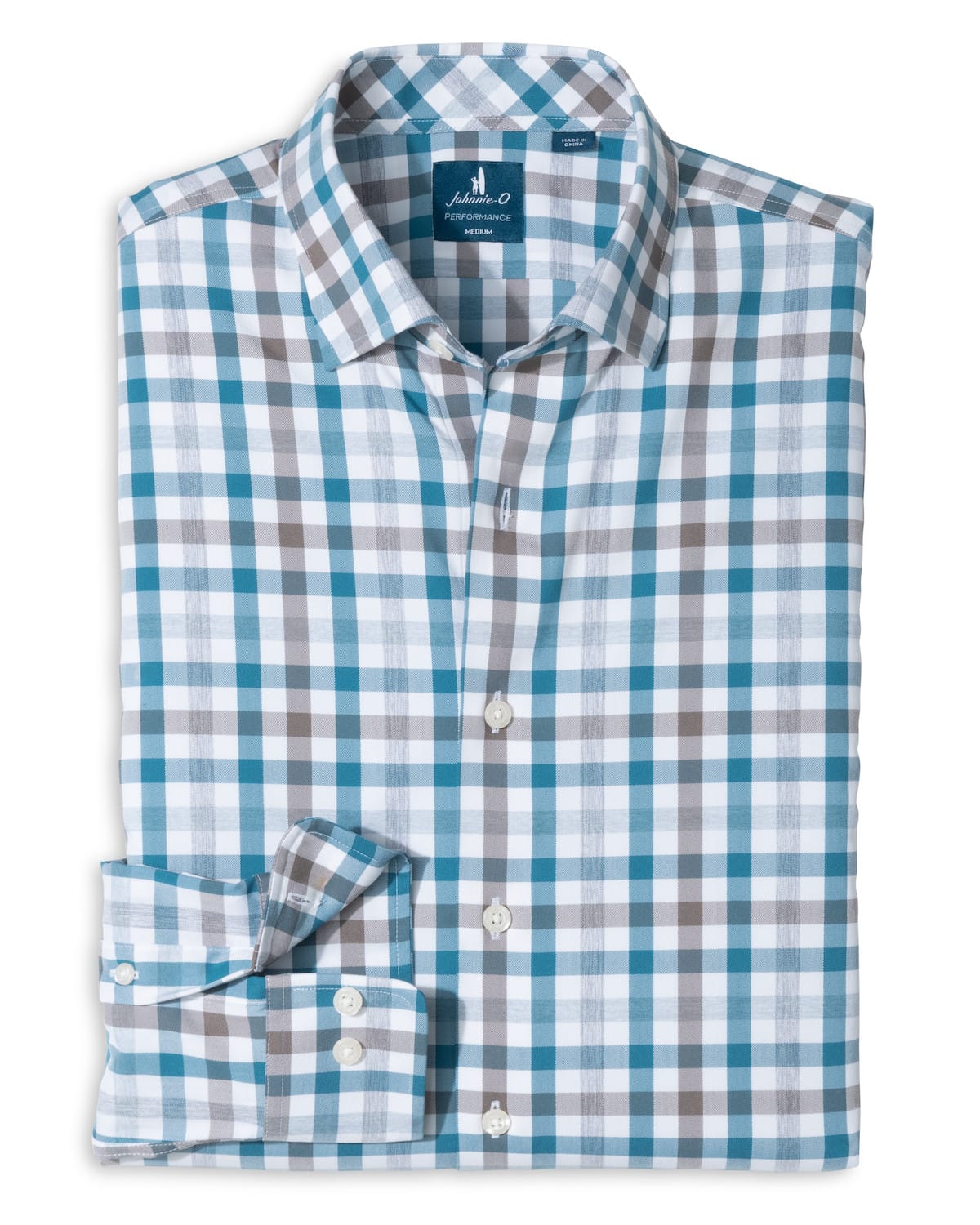 JOHNNIE-O SHIRTS - SPORT SHIRT WHITE / S CAY EXPLODED