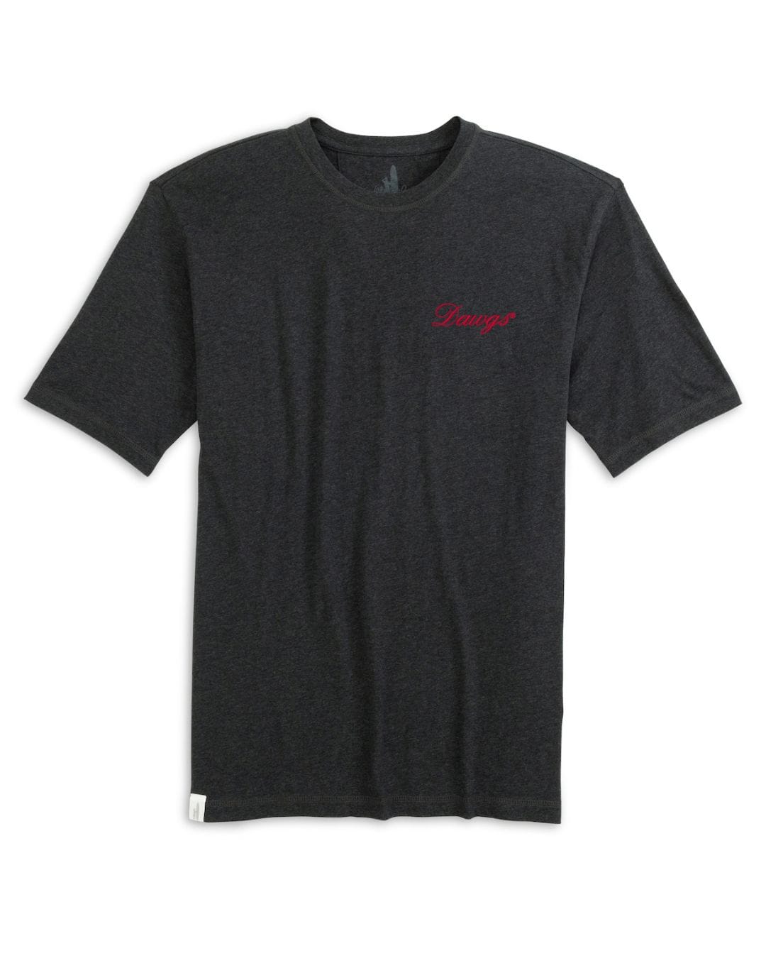 JOHNNIE-O SHIRTS - T-SHIRTS CHARCOAL / M DAWGS HEATHERED SPENCER COTTON T-SHIRT