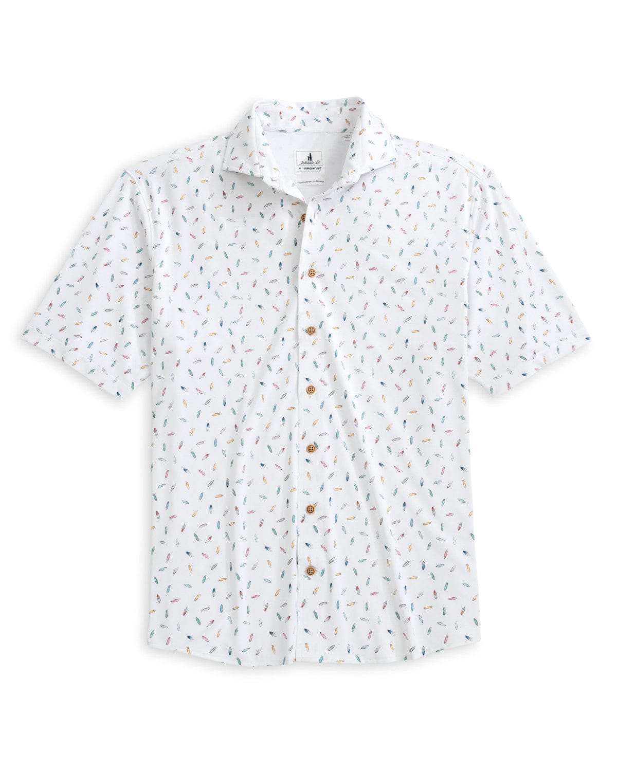 JOHNNIE-O SHIRTS WHITE / M SHORTBOARD