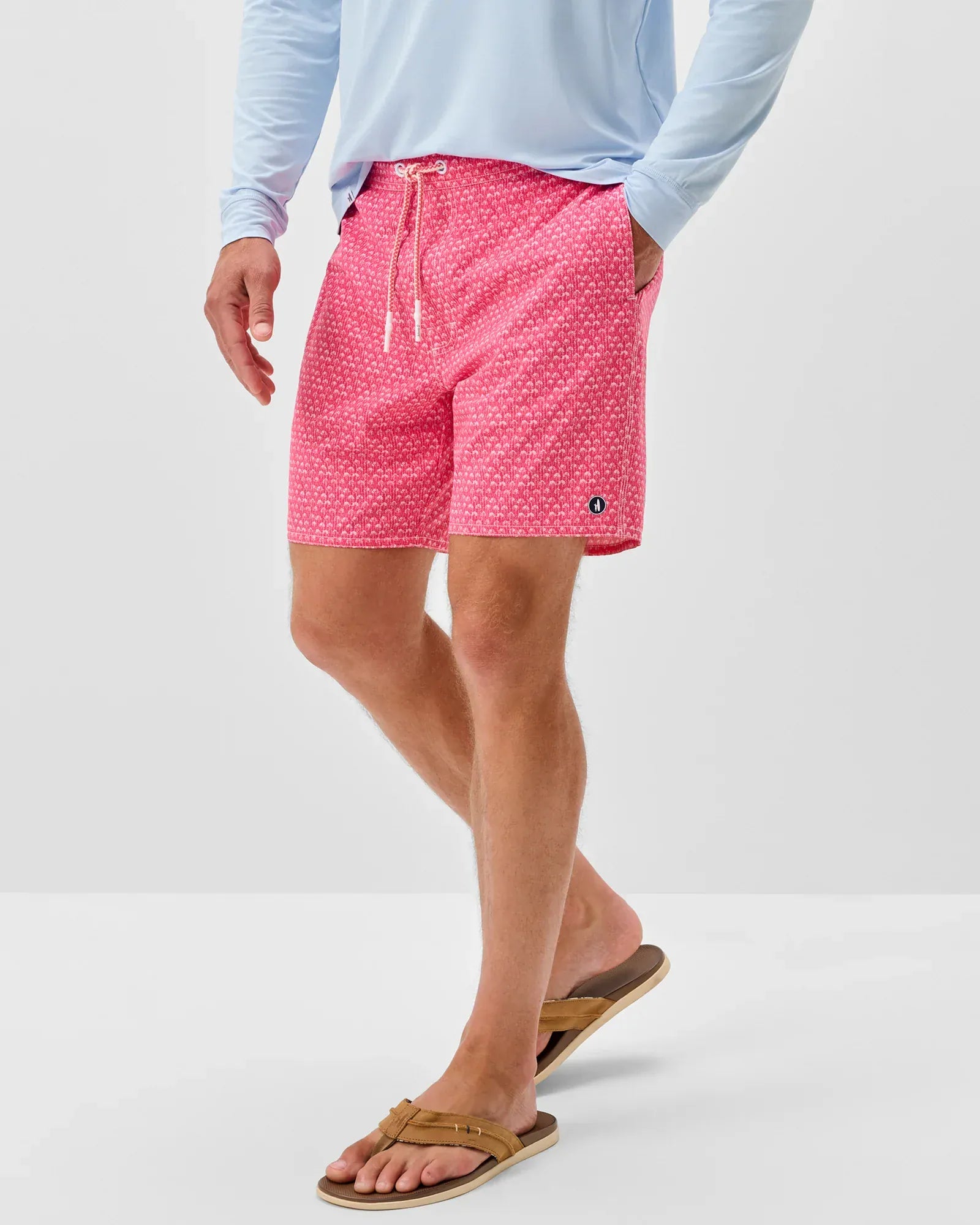 JOHNNIE-O SHORTS - SWIM WEAR DAHLIA / S SCALLOP