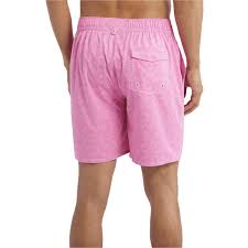 JOHNNIE-O SHORTS - SWIM WEAR TICKLED PINK SWIM TRUNKS