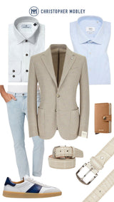 L.B.M SPORT COAT Washed slim-fit JACK jacket