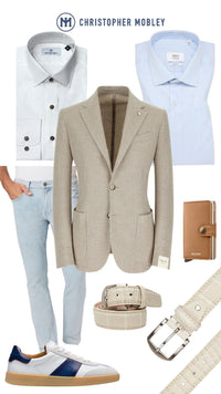 L.B.M SPORT COAT Washed slim-fit JACK jacket