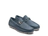 MAGNANNI FOOTWEAR - LOAFERS CLOUD SUEDE / 9 MONTEREY BRAID BIT