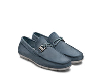 MAGNANNI FOOTWEAR - LOAFERS CLOUD SUEDE / 9 MONTEREY BRAID BIT