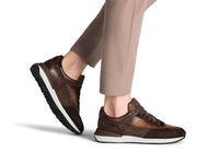 MAGNANNI FOOTWEAR - SNEAKERS BRAVO V MIDBROWN SUEDE
