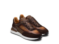 MAGNANNI FOOTWEAR - SNEAKERS BROWN / 8.5 BRAVO V MIDBROWN SUEDE