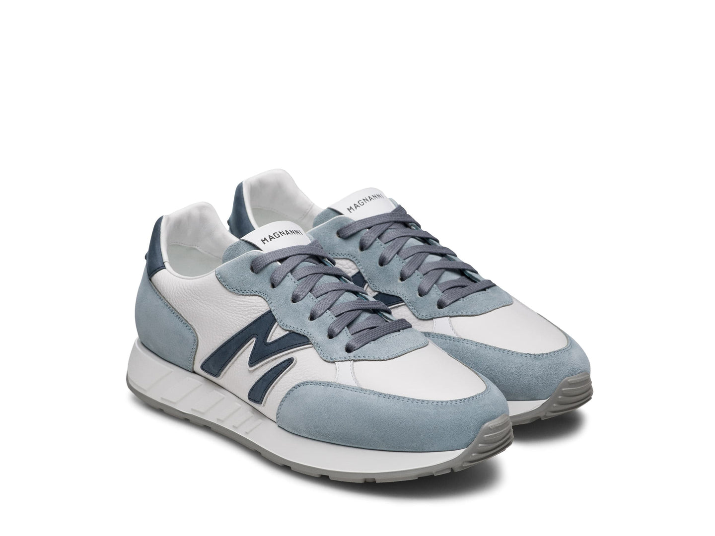 MAGNANNI FOOTWEAR - SNEAKERS SKY BLUE SUEDE / 9 YOKI