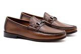 MARTIN DINGMAN FOOTWEAR - LOAFERS WALNUT/SUDE / 8.5 ADDISON HORSE BIT
