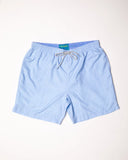 MICHAEL'S SHORTS - SWIM WEAR SOLID LINEN - SKY / M MEN'S CYCLIST LINER SWIM TRUNKS