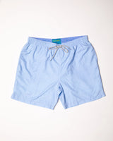 MICHAEL'S SHORTS - SWIM WEAR SOLID LINEN - SKY / M MEN'S CYCLIST LINER SWIM TRUNKS