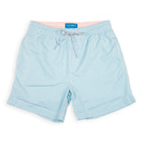 MICHAEL'S SHORTS - SWIM WEAR WAVE PRINT - AQUA/ORANGE / M MEN'S CYCLIST LINER SWIM TRUNKS