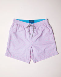 MICHAEL'S SHORTS - SWIM WEAR WAVE PRINT - PINK/TURQUOISE / M MEN'S CYCLIST LINER SWIM TRUNKS