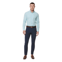 MIZZEN MAIN SHIRTS - SPORT SHIRT PRAIRIE SUNSET PLAID / S-TRIM PRAIRIE SUNSET PLAID LEEWARD