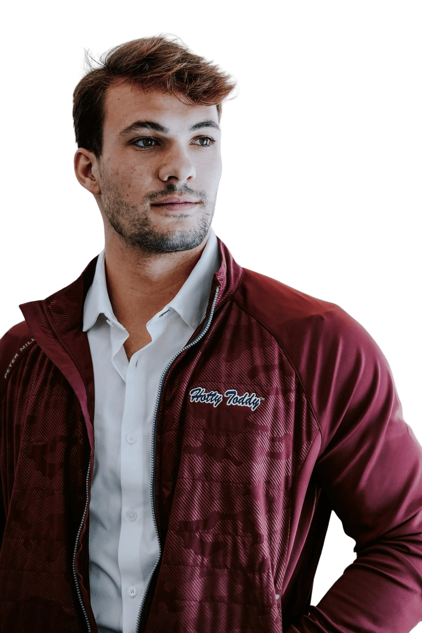 PETER MILLAR GAMEDAY - FULL ZIP HOTTY TODDY HYPERLIGHT MERGE HYBRID JACKET