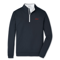 PETER MILLAR GAMEDAY - UNIVERSITY OF ALABAMA - TIDE - 14 ZIPS BLACK / S TIDE PERTH PERFORMANCE 1/4 ZIP