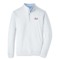 PETER MILLAR GAMEDAY - UNIVERSITY OF ALABAMA - TIDE - 14 ZIPS BRITISH GREY / S TIDE PERTH PERFORMANCE 1/4 ZIP
