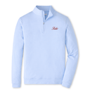 PETER MILLAR GAMEDAY - UNIVERSITY OF ALABAMA - TIDE - 14 ZIPS CBLUE/WHITE / S TIDE PERTH SUGAR STRIPE PERFORMANCE 1/4 ZIP