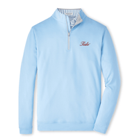 PETER MILLAR GAMEDAY - UNIVERSITY OF ALABAMA - TIDE - 14 ZIPS COTTAGE BLUE / S TIDE PERTH PERFORMANCE 1/4 ZIP
