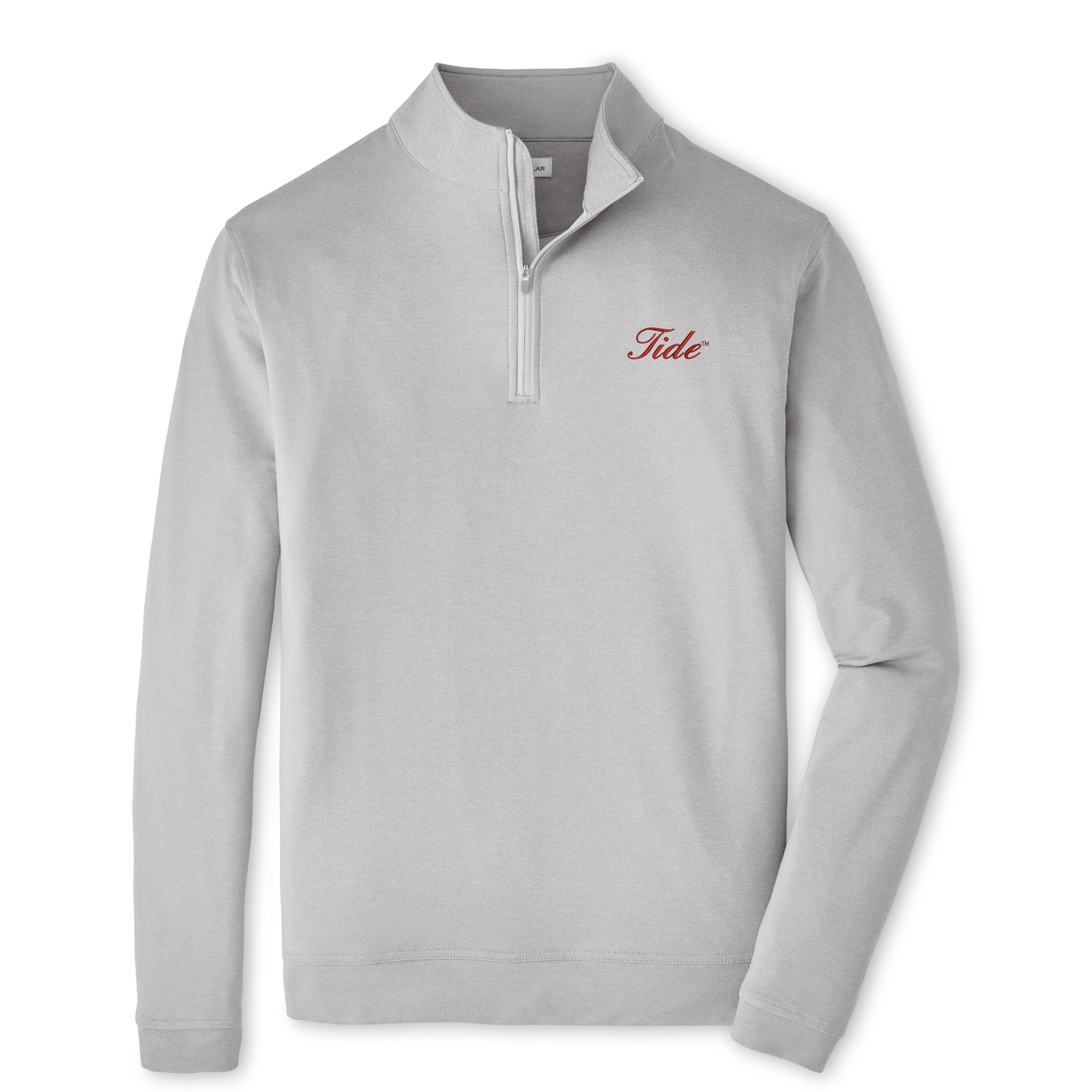 PETER MILLAR GAMEDAY - UNIVERSITY OF ALABAMA - TIDE - 14 ZIPS GALE GREY / S TIDE PERTH PERFORMANCE 1/4 ZIP