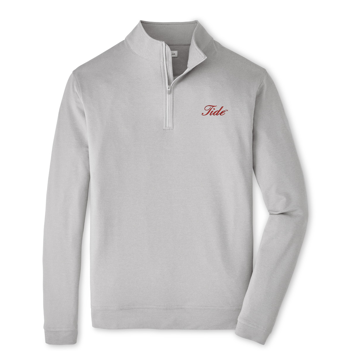 PETER MILLAR GAMEDAY - UNIVERSITY OF ALABAMA - TIDE - 14 ZIPS GALE GREY / S TIDE PERTH PERFORMANCE 1/4 ZIP