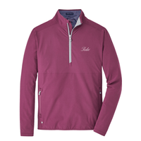 PETER MILLAR GAMEDAY - UNIVERSITY OF ALABAMA - TIDE - 14 ZIPS Merlot / M Tide Flex Adapt Half Zip