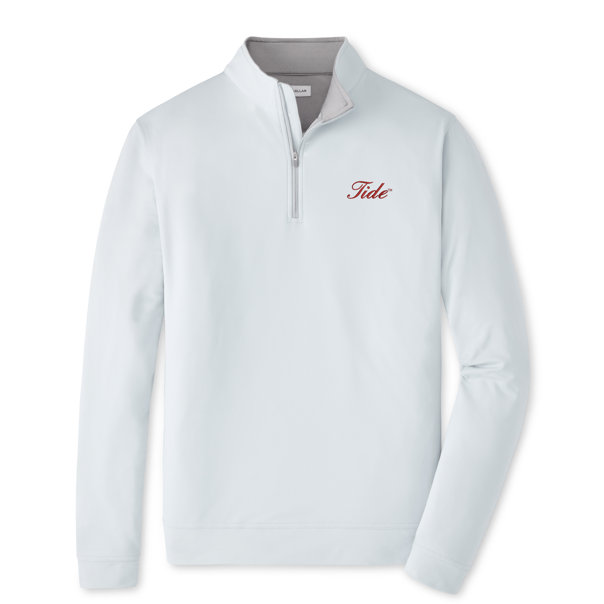 PETER MILLAR GAMEDAY - UNIVERSITY OF ALABAMA - TIDE - 14 ZIPS WHITE / S TIDE PERTH PERFORMANCE 1/4 ZIP
