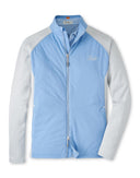 PETER MILLAR GAMEDAY - UNIVERSITY OF ALABAMA - TIDE - FULL ZIP JACKET LAKESIDE / M TIDE HYPERLIGHT MERGE HYBRID JACKET