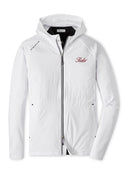 PETER MILLAR GAMEDAY - UNIVERSITY OF ALABAMA - TIDE - FULL ZIP JACKET WHITE / M TIDE HOODED MERGE ELITE HYBRID JACKET