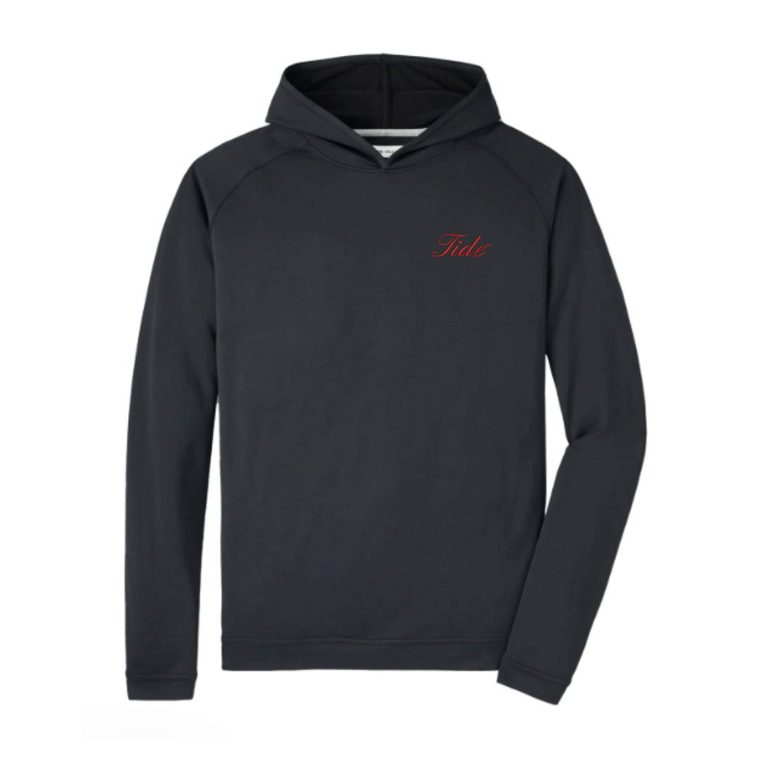 PETER MILLAR GAMEDAY - UNIVERSITY OF ALABAMA - TIDE - HOODIES BLACK / S TIDE PINE PERFORMANCE HOODIE