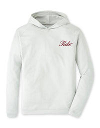 PETER MILLAR GAMEDAY - UNIVERSITY OF ALABAMA - TIDE - HOODIES BRITISH GREY / M TIDE PINE PERFORMANCE HOODIE
