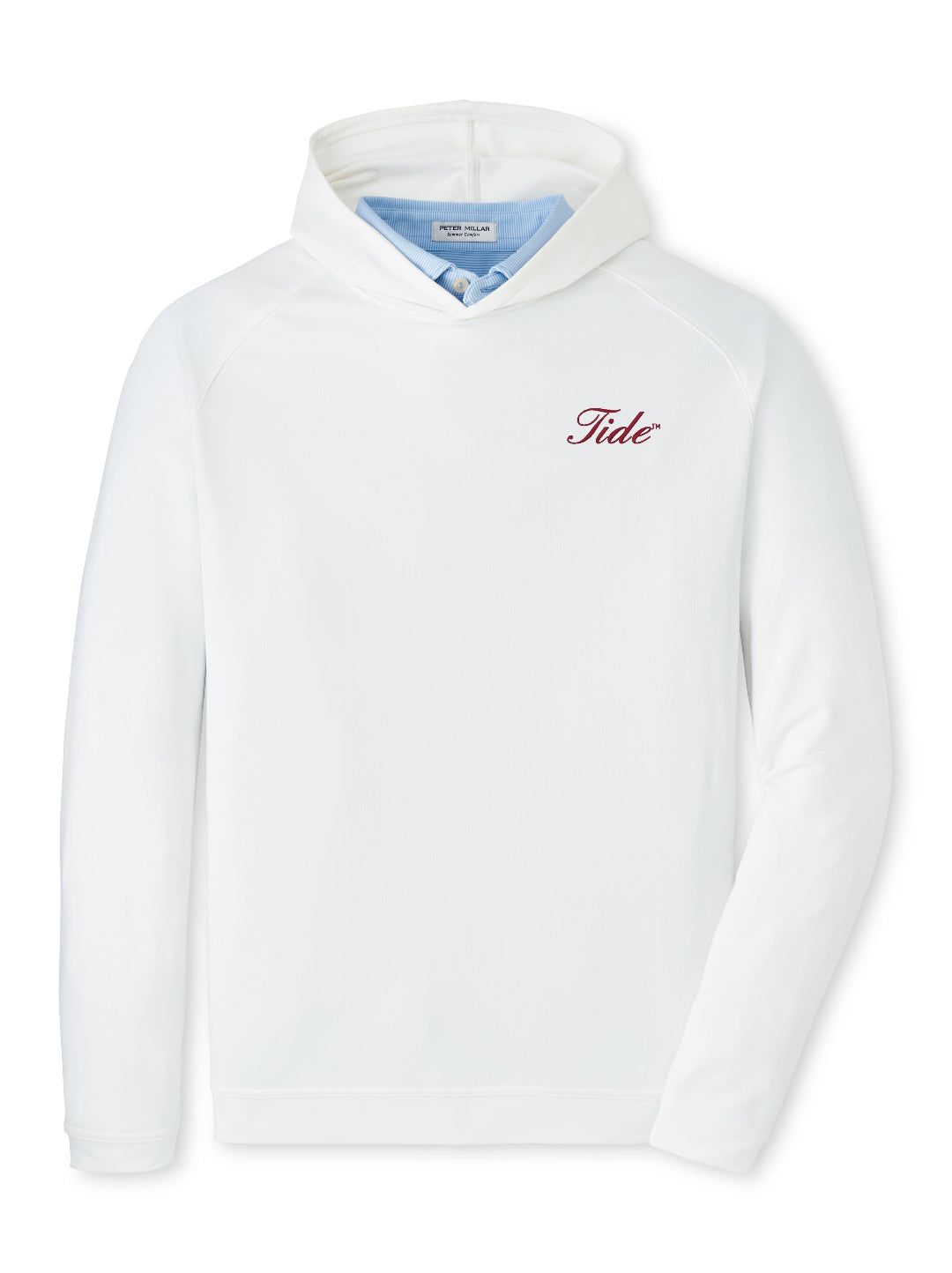 PETER MILLAR GAMEDAY - UNIVERSITY OF ALABAMA - TIDE - HOODIES WHITE / M TIDE PINE PERFORMANCE HOODIE