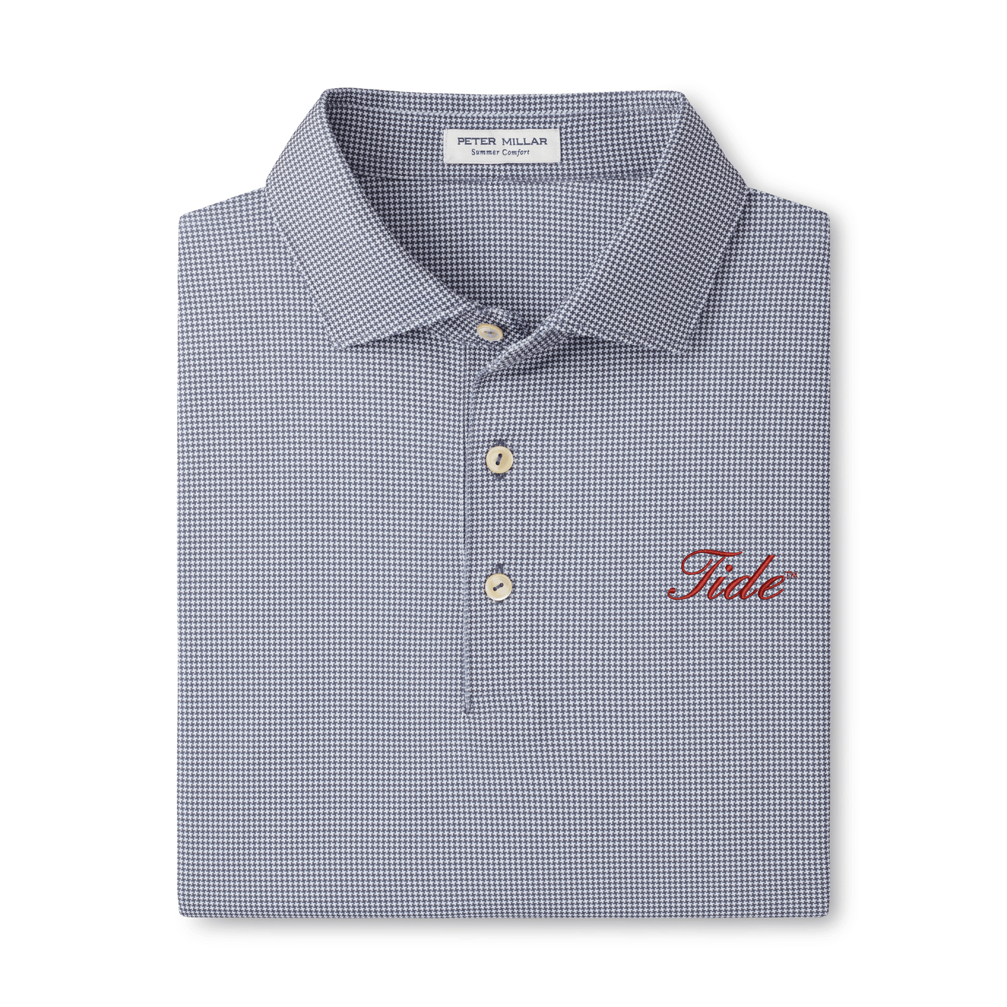 PETER MILLAR GAMEDAY - UNIVERSITY OF ALABAMA - TIDE IRON / S TIDE BORDER PERFORMANCE POLO
