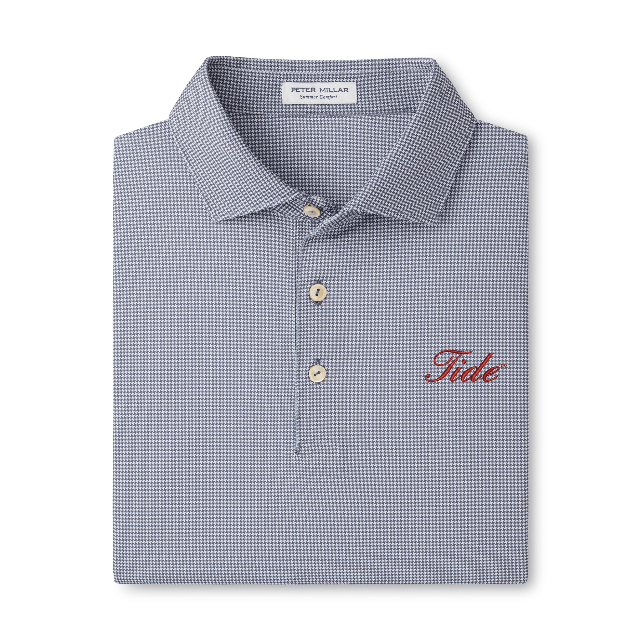 PETER MILLAR GAMEDAY - UNIVERSITY OF ALABAMA - TIDE IRON / S TIDE BORDER PERFORMANCE POLO