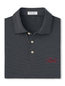PETER MILLAR GAMEDAY - UNIVERSITY OF ALABAMA - TIDE - POLOS BLACK / S TIDE HEMLOCK JERSEY POLO