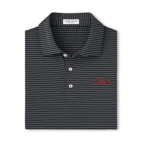 PETER MILLAR GAMEDAY - UNIVERSITY OF ALABAMA - TIDE - POLOS BLACK / S TIDE HEMLOCK JERSEY POLO