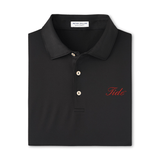 PETER MILLAR GAMEDAY - UNIVERSITY OF ALABAMA - TIDE - POLOS BLACK / S TIDE SOLID PERFORMANCE JERSEY POLO