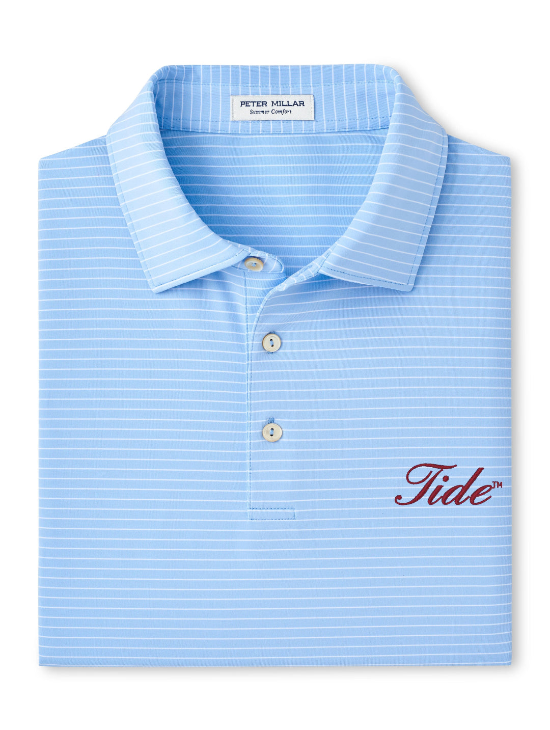 PETER MILLAR GAMEDAY - UNIVERSITY OF ALABAMA - TIDE - POLOS CBLUE / S TIDE HEMLOCK JERSEY POLO