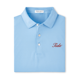 PETER MILLAR GAMEDAY - UNIVERSITY OF ALABAMA - TIDE - POLOS CBLUE / S TIDE SOLID PERFORMANCE JERSEY POLO