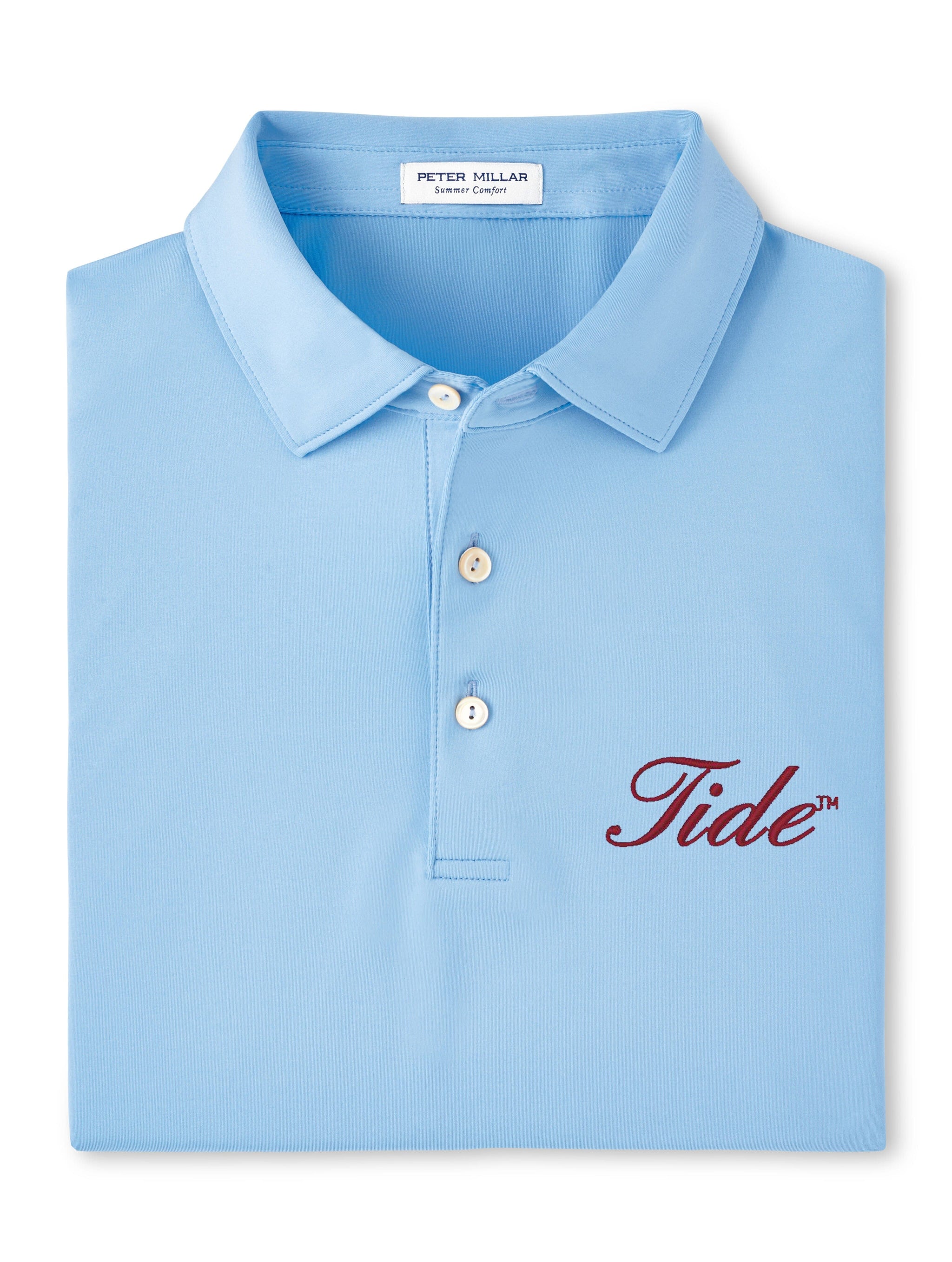 PETER MILLAR GAMEDAY - UNIVERSITY OF ALABAMA - TIDE - POLOS CBLUE / XXL TIDE SOLID PERFORMANCE JERSEY POLO