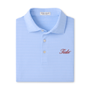 PETER MILLAR GAMEDAY - UNIVERSITY OF ALABAMA - TIDE - POLOS COTTAGE BLUE / S TIEBREAKER PERFORMANCE STRIPE