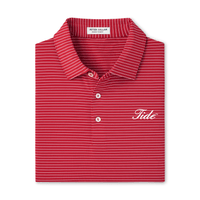 PETER MILLAR GAMEDAY - UNIVERSITY OF ALABAMA - TIDE - POLOS CRIMSON1 / S TIDE HEMLOCK JERSEY POLO