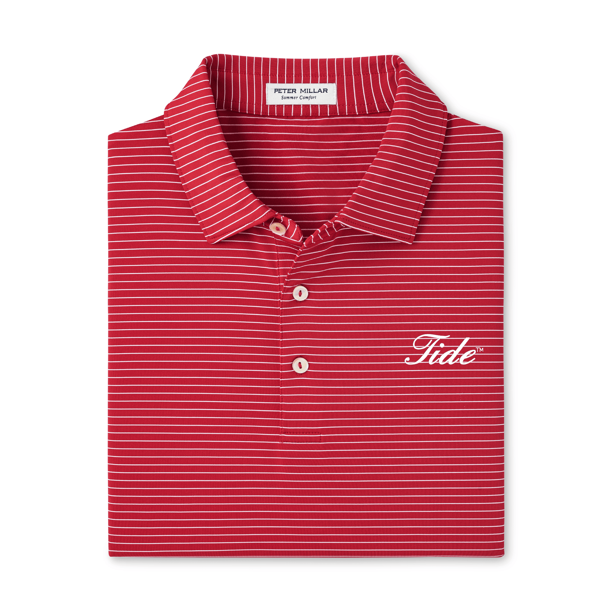 PETER MILLAR GAMEDAY - UNIVERSITY OF ALABAMA - TIDE - POLOS CRIMSON1 / S TIDE HEMLOCK JERSEY POLO